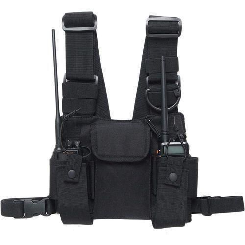 Ceinture Tactique A Poche Réglable Pour Homme - Noir