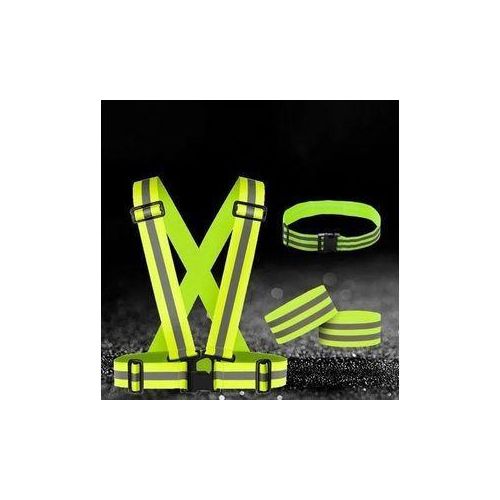 Gilet De Sécurité Réfléchissant Haute Visibilité - Vert