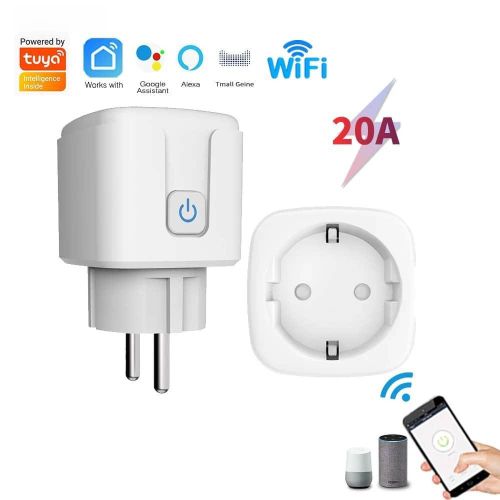 Prise Smart Wi-Fi/Zigbee Tuya – Contrôle à Distance & Suivi d'Électricité)