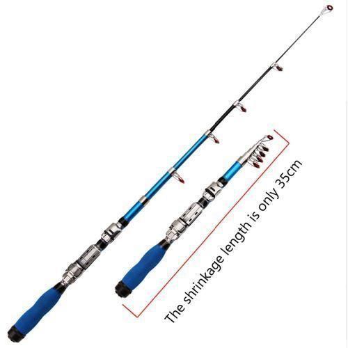 Generic Canne à Pêche De 1,9 M Engins De Pêche Canne à Pêche De Poche Pour Canne à Lancer