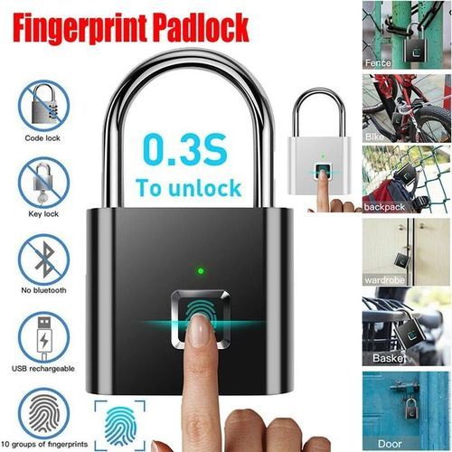 Cadenas Intelligent D'empreintes Digitales