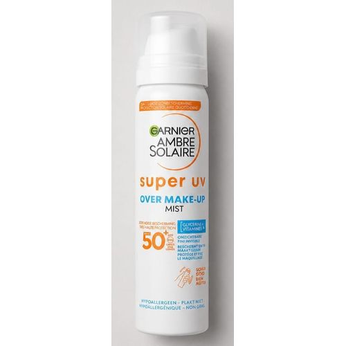 Garnier Ambre Solaire Over Makeup Super UV Protection Mist - 75 ml (SPF 50) Importé de France