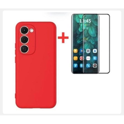 Coque de téléphone compatible tecno spark 40 pro plus + anti choc rouge