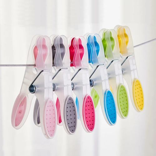 Lot de 10 pinces à linge multifonctionnelles pour vêtements en extérieur