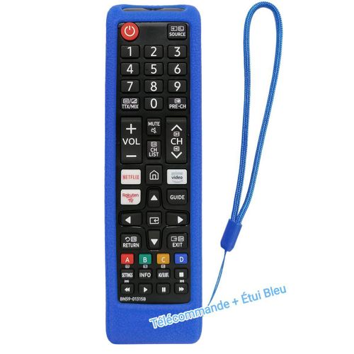 Télécommande Samsung Rakuten TV intelligent + Étui protection