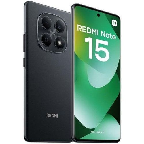 Xiaomi-Redmi Note 15 - 6.77- 2Sim- 4G- 200 Mpx- 6000mAh- 8/256Go- Noir