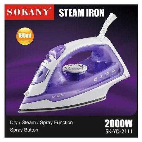 Puissant Fer à Vapeur Antiadhésif 2000W