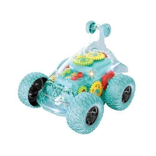 Voiture Cascadeuse,Transparente Lumière Colorée,Rotatif