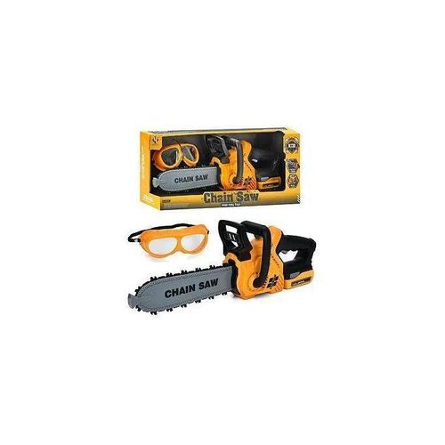 Pack Jouet Tronçonneuse Électrique et Lunettes de Protection – Kit de Bricolage pour Enfant