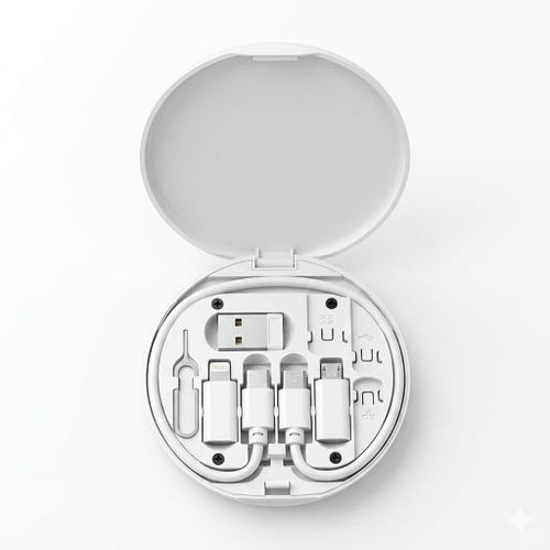 Boîte de Kit De Stockage De Câble De Charge Rapide Multifonctionnelle de 60W