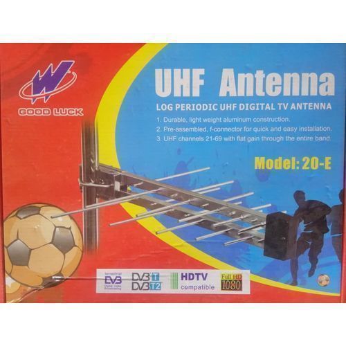 Mini Antenne Extérieure -TNT - VHF -Argent