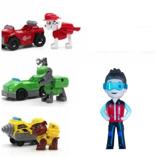 Pat Patrouille et Lot de 3 Voitures 3 Figurines Ryder - Paw Patrol