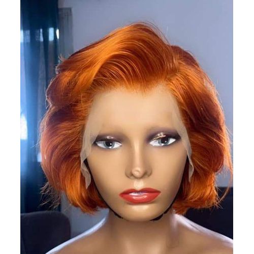 Perruque Coupe Dame Orange