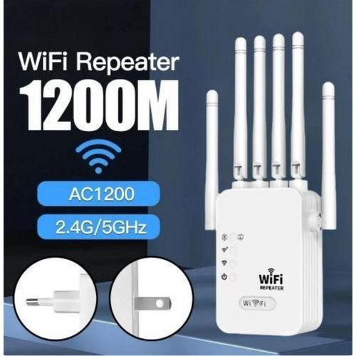 Répéteur Wifi 6 Antennes Haute Performance – Amplificateur de Signal Wi-Fi