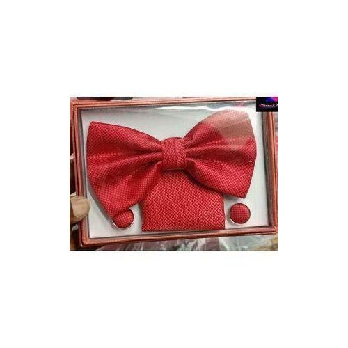 Coffret Noeud Papillon 03 éléments - Rouge