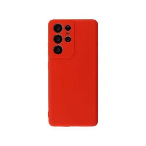 Coque Silicone Compatible Samsung Galaxy S21 Ultra Avec Antichoc - ROUGE