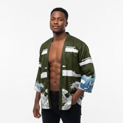 Chemise décontractée légère imprimée pour homme WXT10012