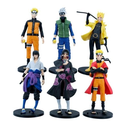 Lot De 6 Figurines Naruto Shippiden