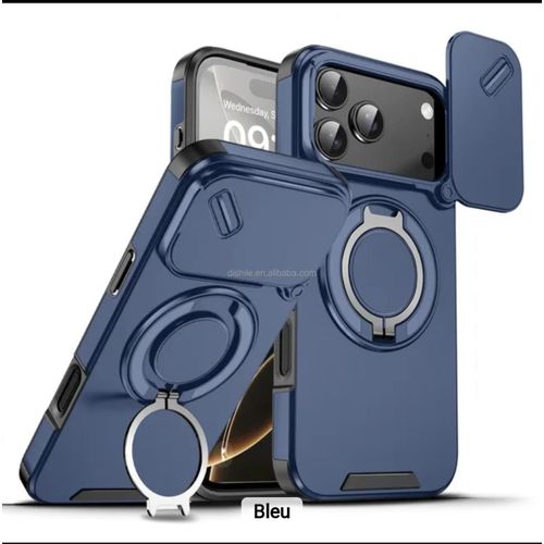 Coque iphone 17 pro Max bleu Rob vip