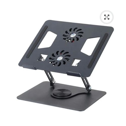 Support pour Ordinateur Portable YL906 -Noir en Aluminium très Durable.