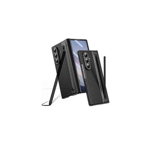 Etui a Rabat compatible Samsung Galaxy Z Fold 7 5G avec Stylet S intégrée - NOIR