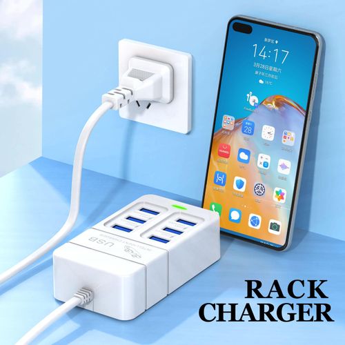Chargeur rapide 35 W, 6 ports USB