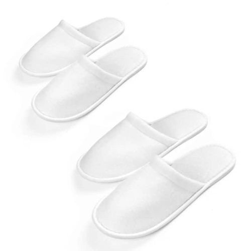Pantoufles blanches légères – Confort et Hygiène 2