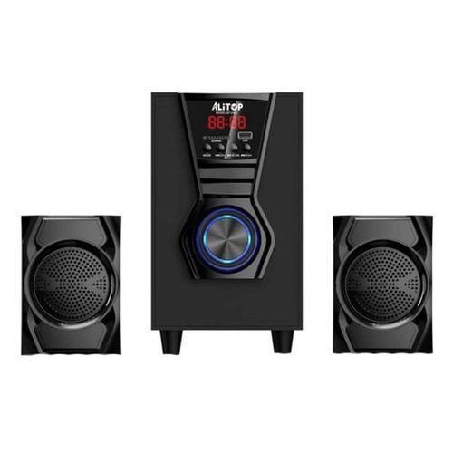 hybride Woofer Home Cinéma Chaîne HI-FI - Bluetooth - Noir