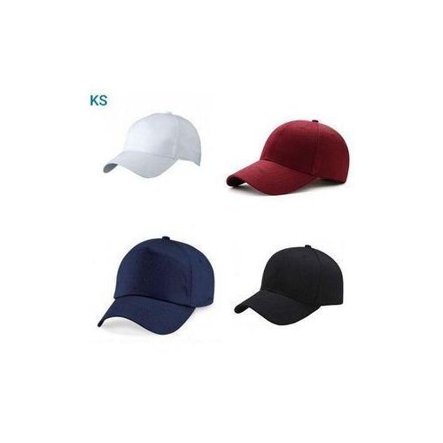 Lots De 4 Casquettes - Bleu Nuit,Blanc,noir Et Rouge Bordeaux