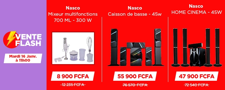 Jumia - Hello, voici les ventes flash du jour 👇 .