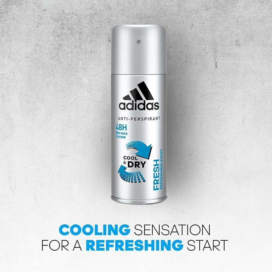 Adidas Fresh Cool & Dry Deodorant Spray 200 ml : Amazon.de: Beauty