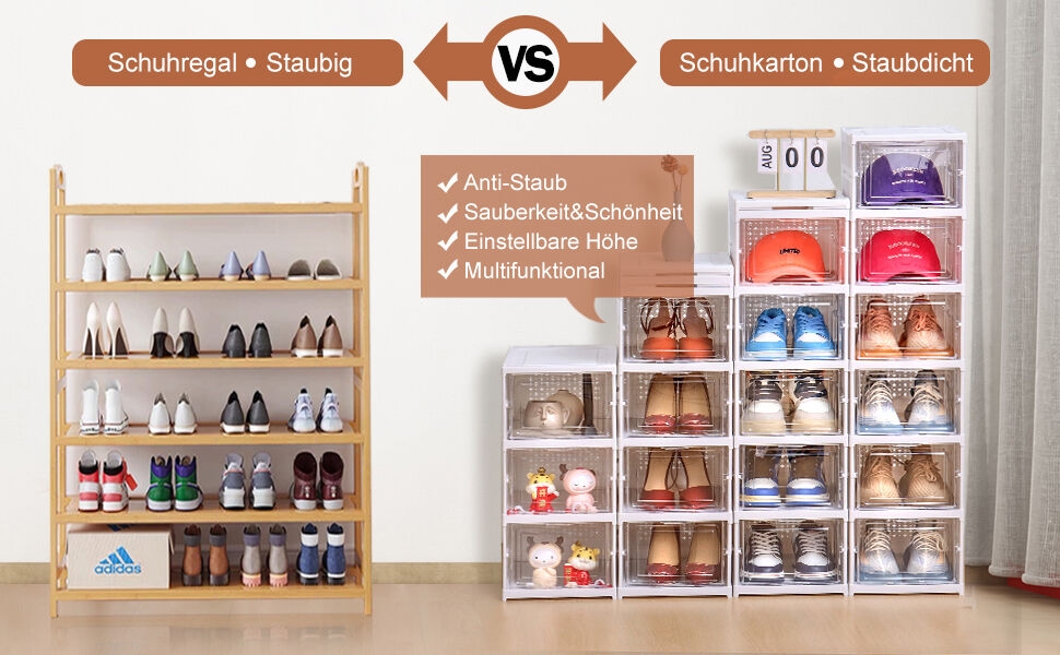 Boîtes de rangement pour chaussures