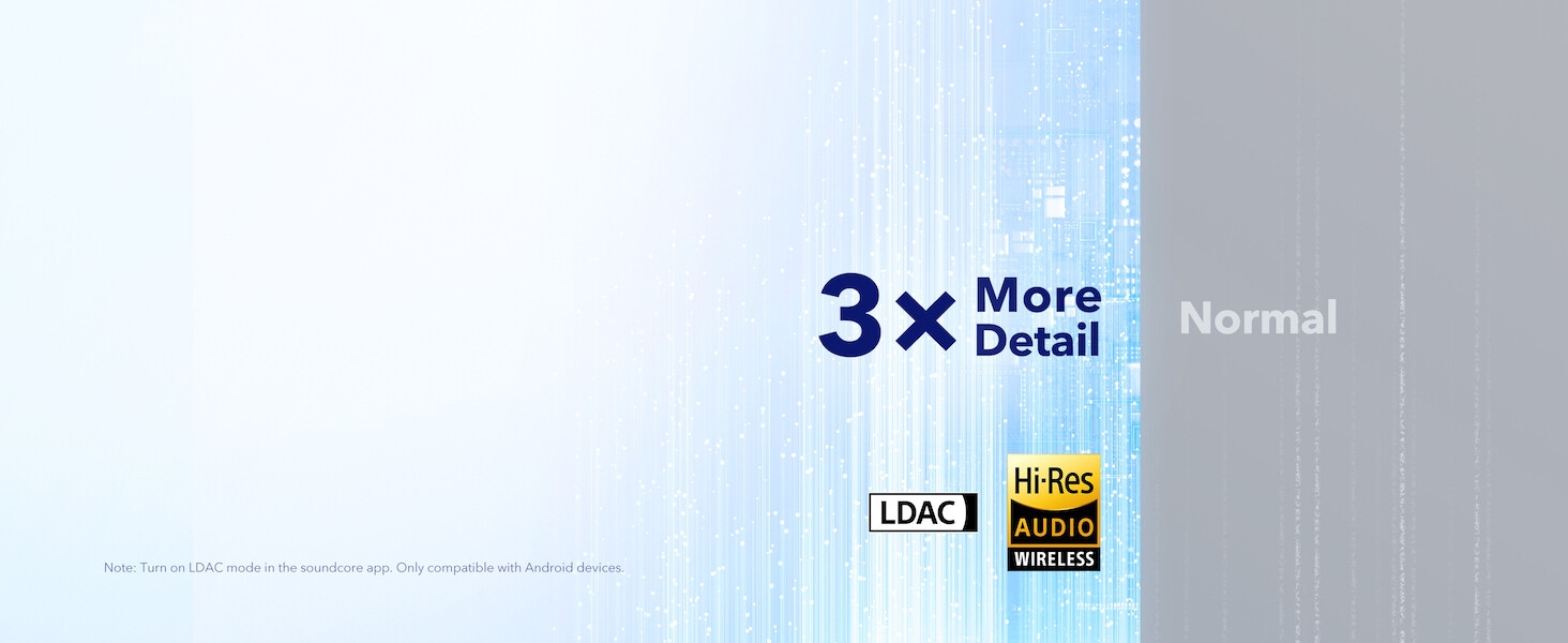 LDAC transfère 3× plus de détails que les codecs Bluetooth standard