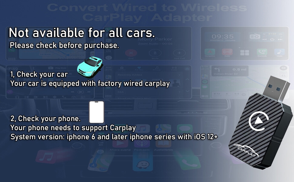 Adaptateur CarPlay sans