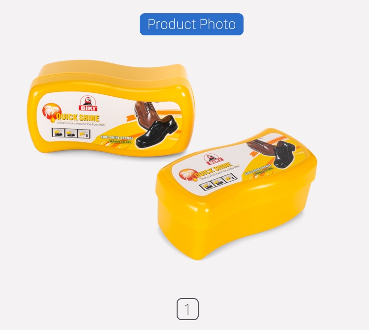 Shoe Shine Sponge 6660  BIKI shoes polisher quick shine sponge supplier in China Good factory
