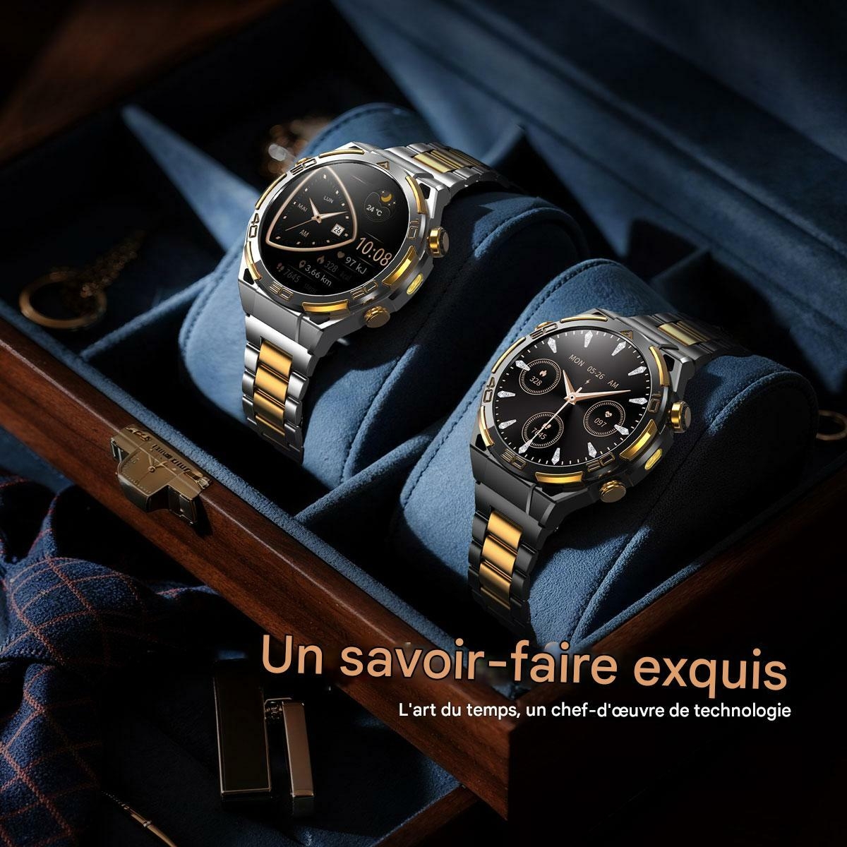 Montre connectée Blackview W90 Pro GPS pour sports de plein air