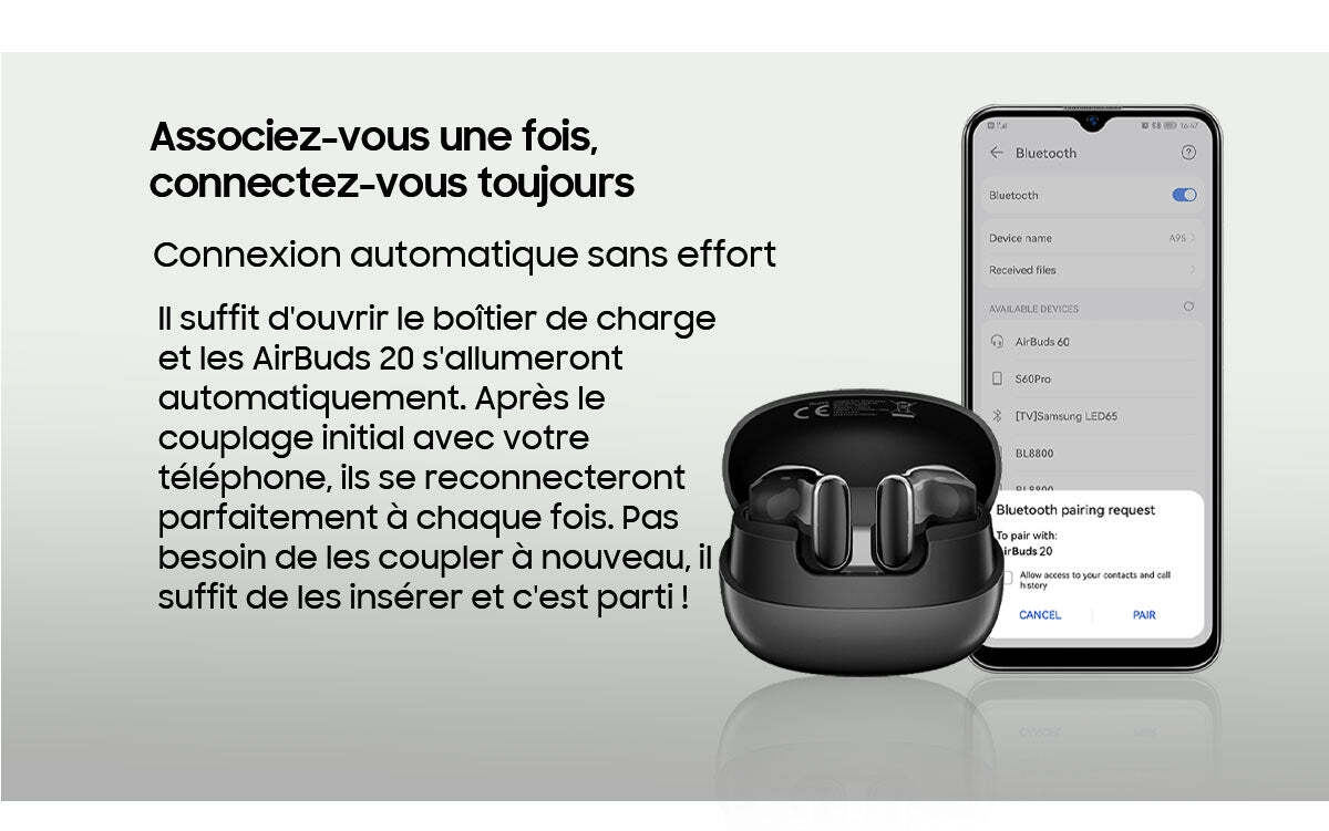 Écouteurs intra-auriculaires Blackview AirBuds 20 TWS