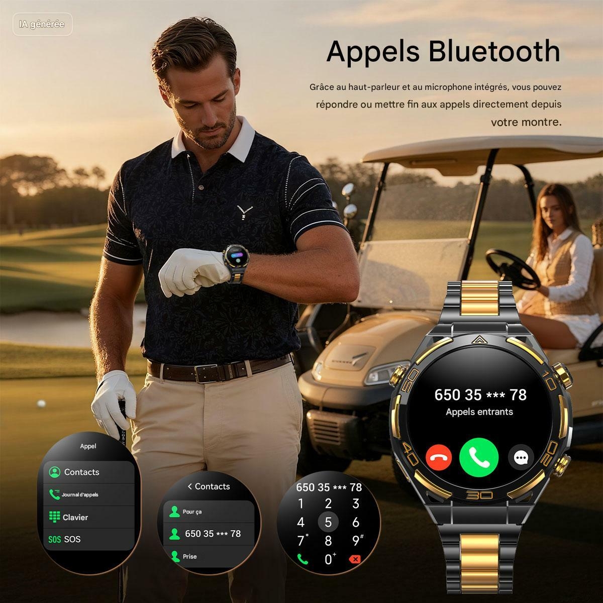 Montre connectée Blackview W90 Pro GPS pour sports de plein air