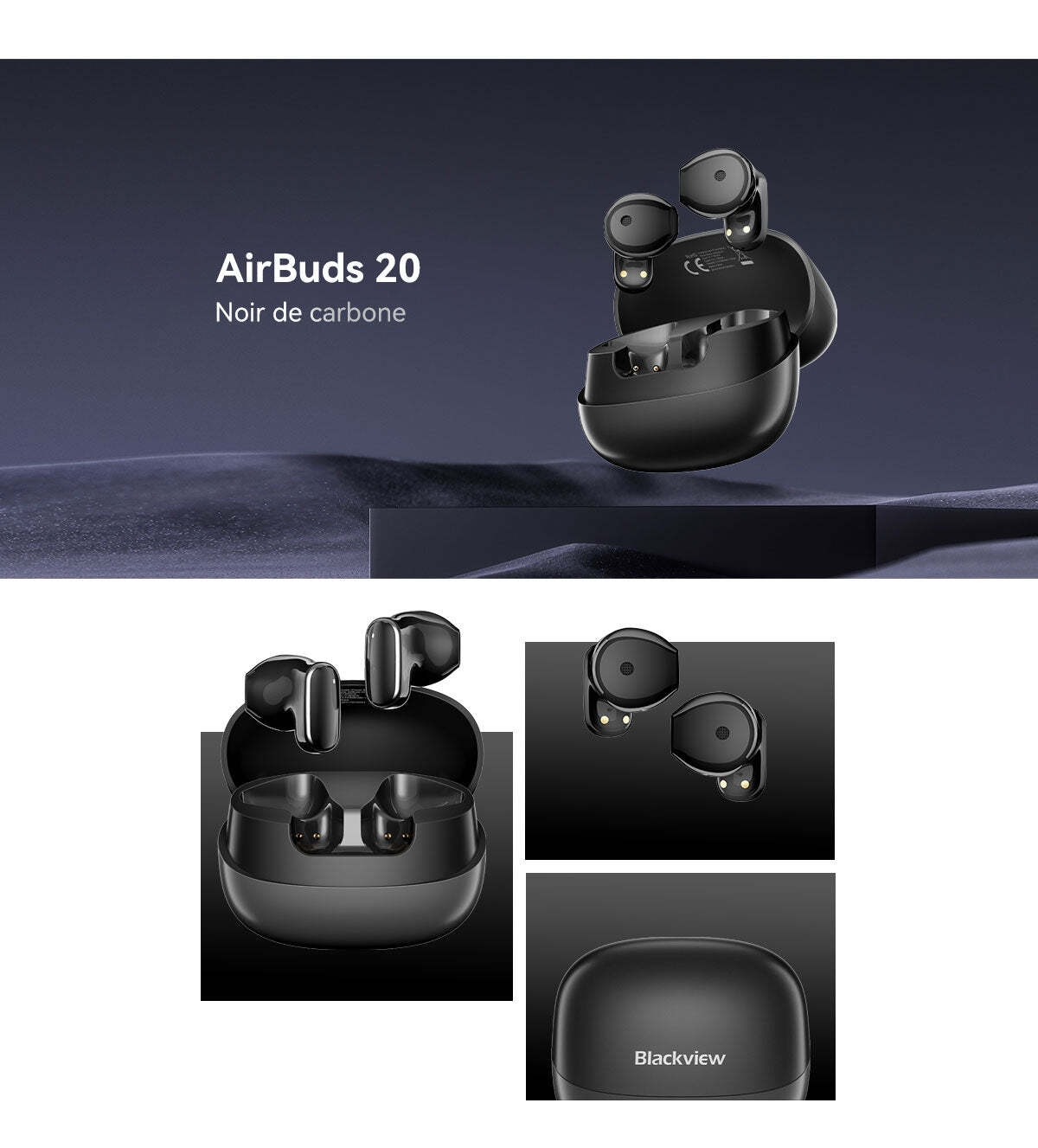 Écouteurs intra-auriculaires Blackview AirBuds 20 TWS