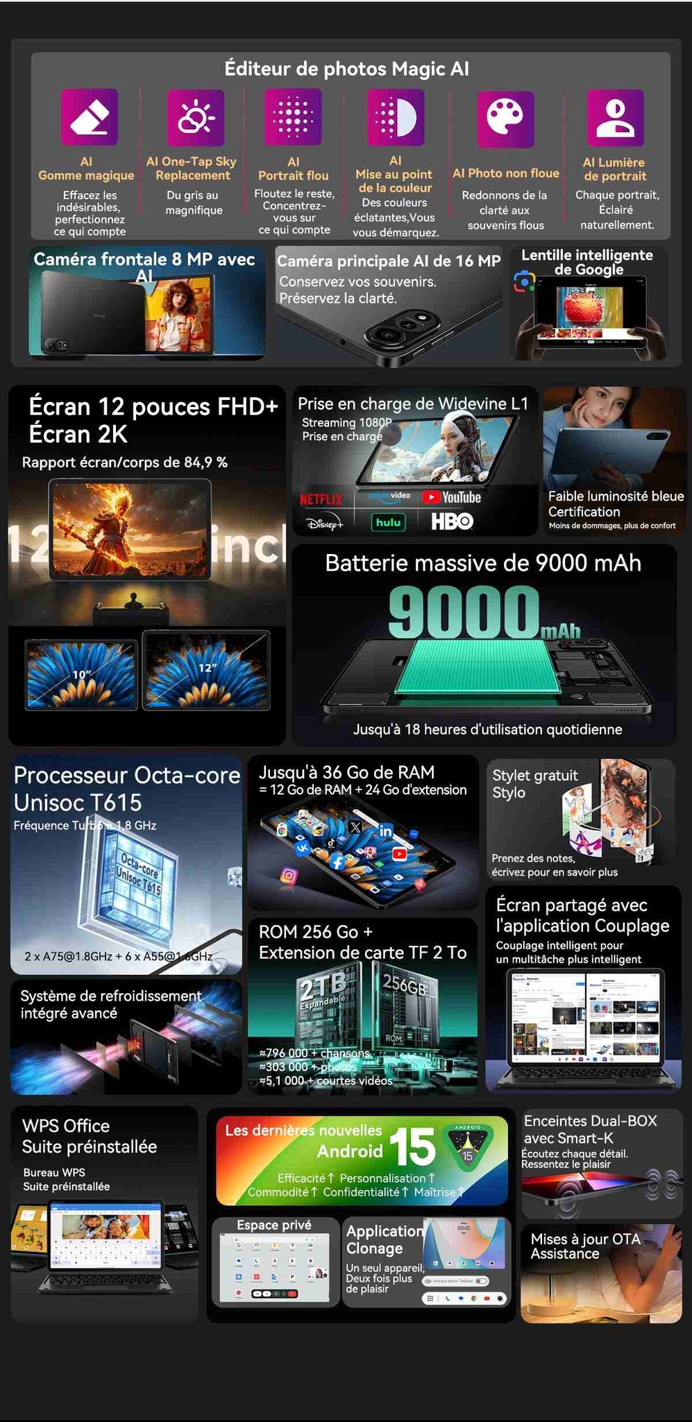 Tablette PC Blackview Mega 2
