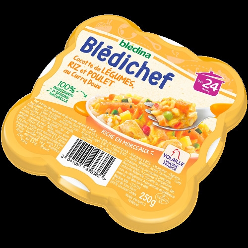 Blédichef Légumes Riz et Poulet - Repas Bébé dès 24 mois