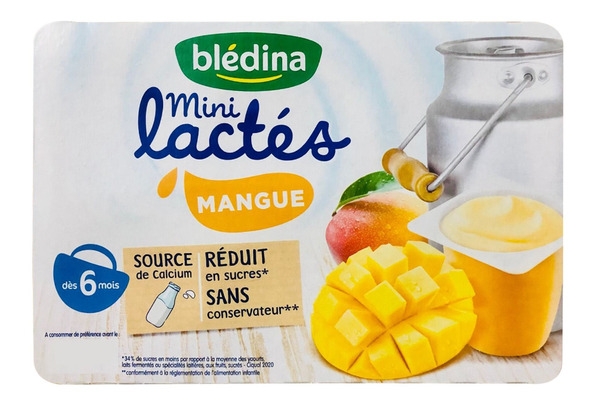 Sữa chua Bledina Mini Lactes vị Xoài, 6M+ (55g x 6) – Shop Vinaquick