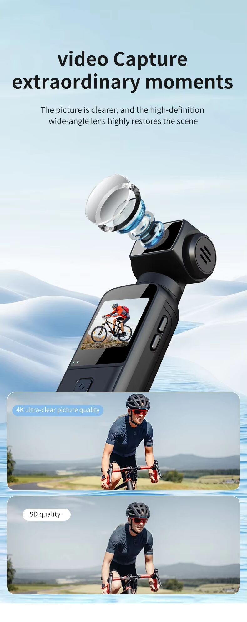 4k Action Appareil Photo Numérique 1.33 