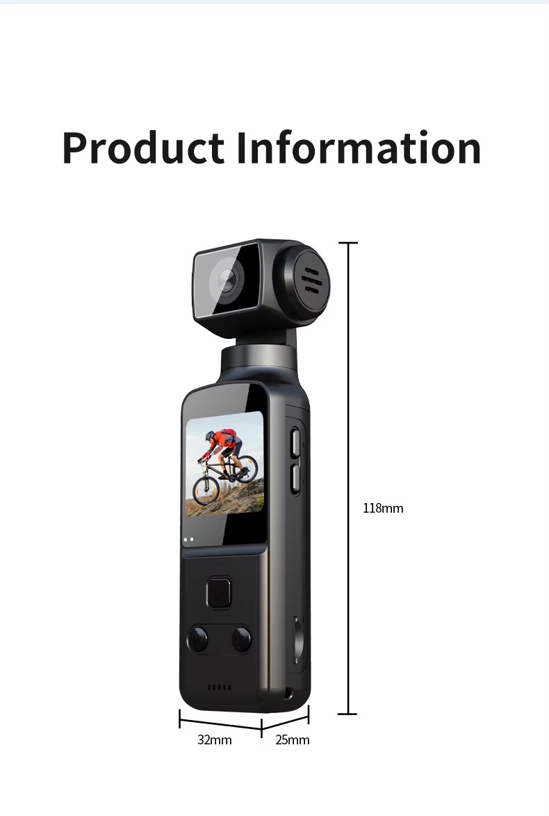 4k Action Appareil Photo Numérique 1.33 