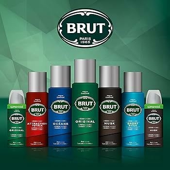 Brut, Déodorant homme, Spray, Attraction Totale, Efficacité longue durée, Sans sels d'aluminium (Lot de 6x200ml) : Amazon.fr: Beauté et Parfum