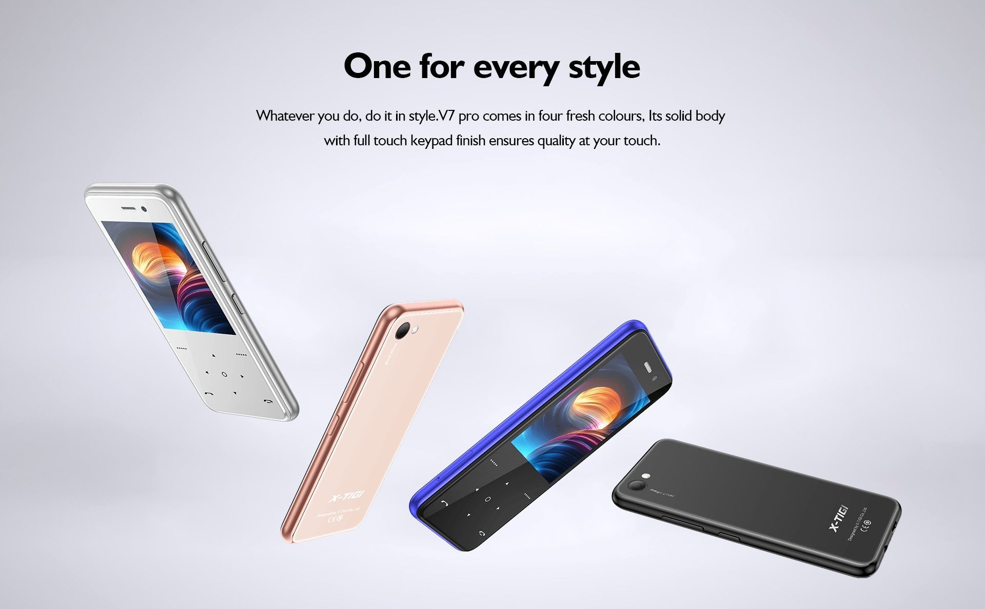 X Tigi XTIGI Smartphone V7 Pro 2.8'' Ultra Mince Dual SIM ROM