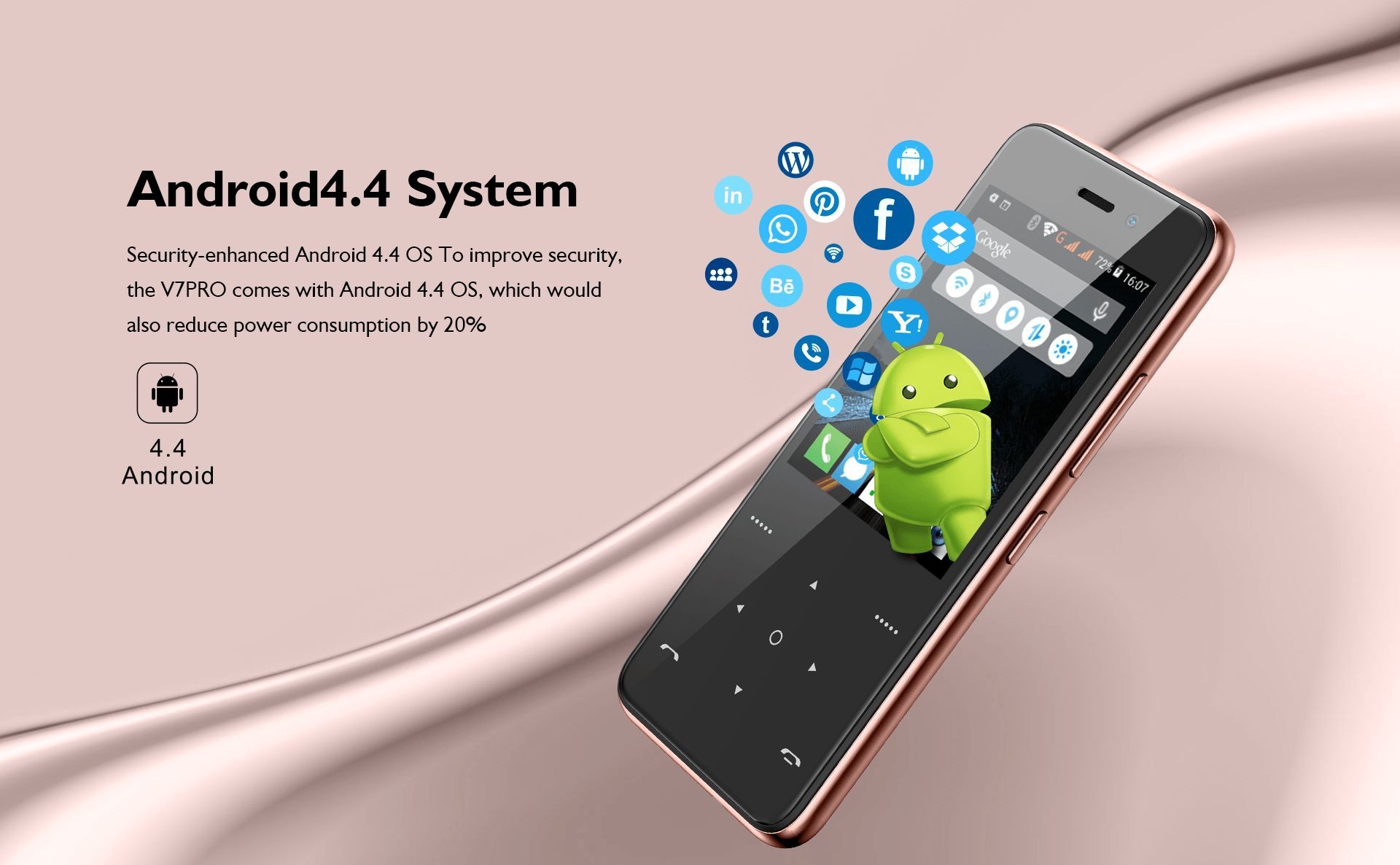 X Tigi XTIGI Smartphone V7 Pro 2.8'' Ultra Mince Dual SIM ROM