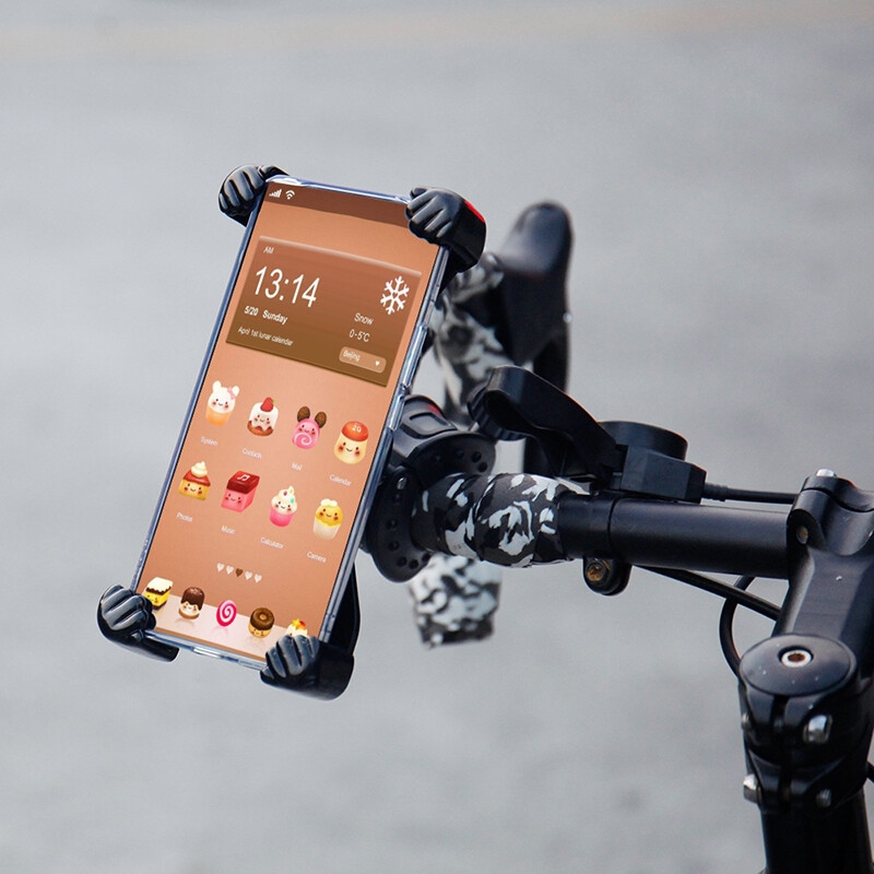 2022 New Universal Bike Motorbike Motorcycle Rearview Mirror Mount Mobile Phone Holder