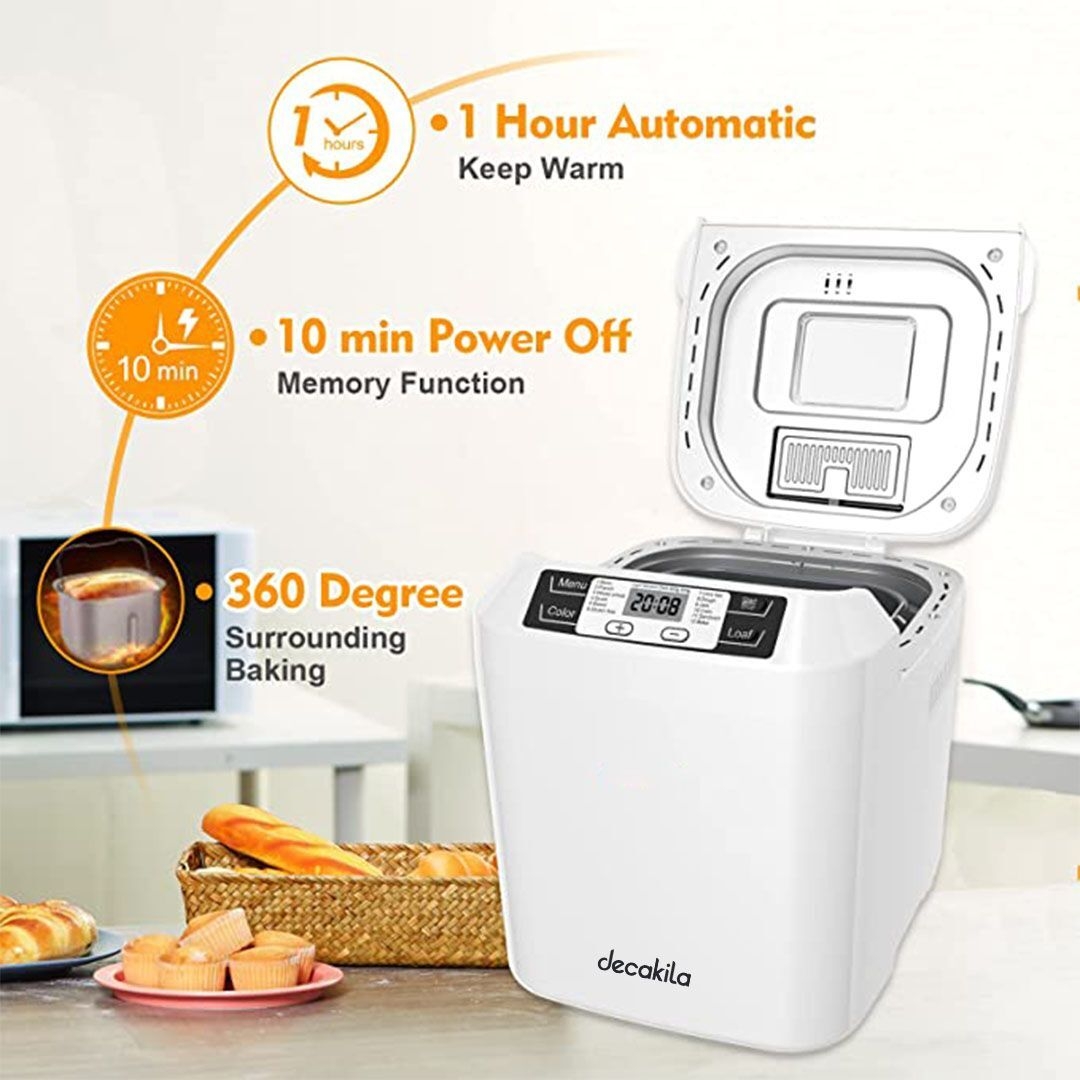 DECAKILA BREAD MAKER – KEBR001W – Kariakoo Mall