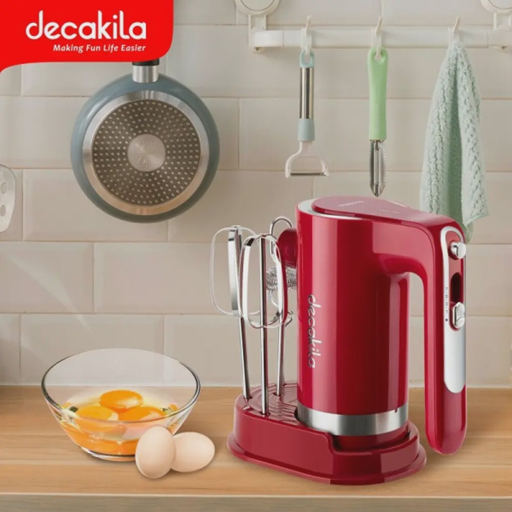 CAKE MIXER HAND CORDLESS DECAKILA KMMX006R 7-SPEED 90W LITHIUM BATTERY - A.  Ally & Sons